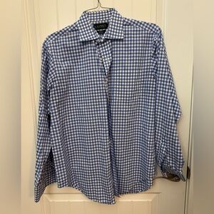 Lauren Ralph Lauren Men's Blue Checkered Shirt long sleeve